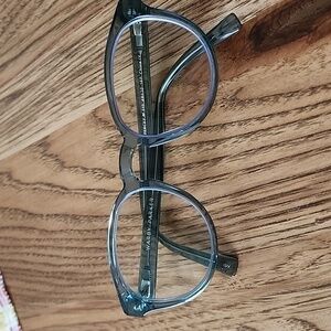 Warby Parker Percy clear green eyeglasses
